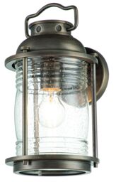 Netlighting Kichler Ashland Bay Outdoor Wall Lantern Burnished Bronze IP44 in Brown