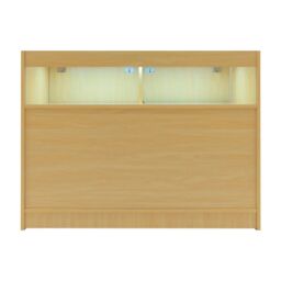 Monstershop LED Retail Shop Counter B1200 - Maple in Beige - thumbnail 3