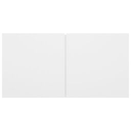 Berkfield Home Hanging TV Cabinets 2 pcs White 60x30x30 cm - Size: 60 x 30 x 30 cm - thumbnail 5
