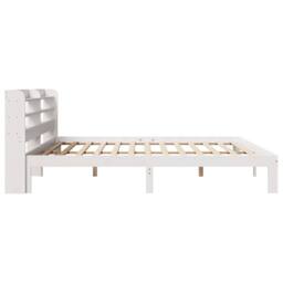 Berkfield Home Bed Frame with Headboard without Mattress White 200x200 cm - thumbnail 5