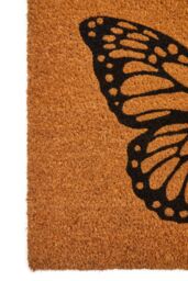 Orsina Filta Butterfly Coir Doormat in Brown - Size: Small - thumbnail 3
