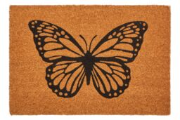 Orsina Filta Butterfly Coir Doormat in Brown - Size: Small - thumbnail 1