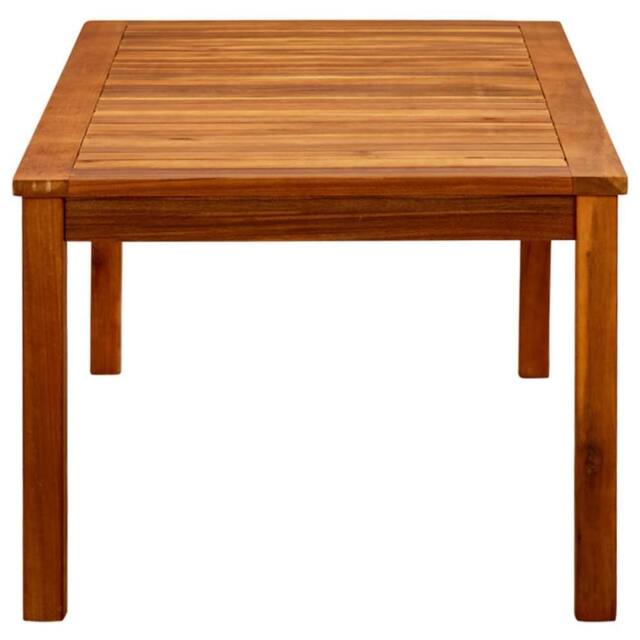 Berkfield Home Decorative Garden Coffee Table 110x60x45 cm Solid Acacia Wood in Brown - Size: 110 x 60 x 45 cm - image 1