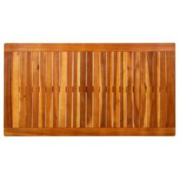 Berkfield Home Decorative Garden Coffee Table 110x60x45 cm Solid Acacia Wood in Brown - Size: 110 x 60 x 45 cm - thumbnail 4
