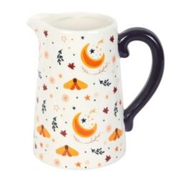 Something Different Autumn Magic Harvest Moon Ceramic Flower Jug in White - thumbnail 3