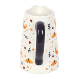 Something Different Autumn Magic Harvest Moon Ceramic Flower Jug in White - thumbnail 2