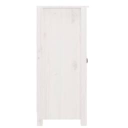 Berkfield Home Sideboards 2 pcs White 40x35x80 cm Solid Wood Pine - Size: 40 x 35 x 80 cm - thumbnail 6