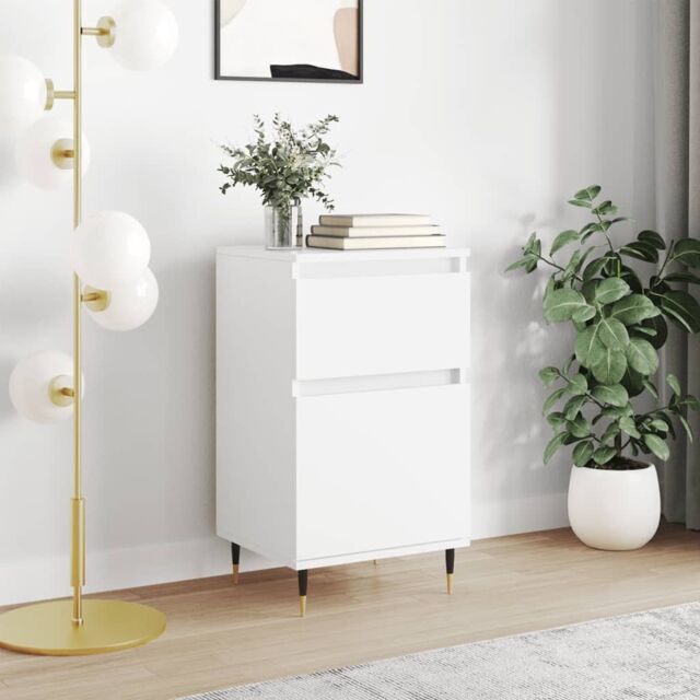 Berkfield Home Sideboard White 40x35x70 cm Engineered Wood - Size: 40 x 35 x 70 cm - image 1