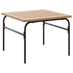 Berkfield Home Garden Nest of Coffee Tables 2 pcs Brown & Black Steel - thumbnail 5