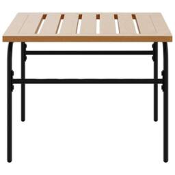 Berkfield Home Garden Nest of Coffee Tables 2 pcs Brown & Black Steel - thumbnail 6