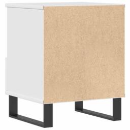 Berkfield Home Bedside Cabinet High Gloss White 40x35x50 cm Engineered Wood - Size: 40 x 35 x 50 cm - thumbnail 7