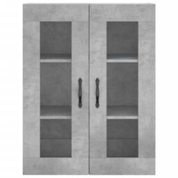 Berkfield Home Highboard Concrete Grey 69.5x34x180 cm Engineered Wood - thumbnail 6
