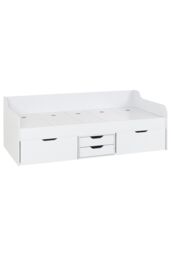 Seconique Dante Single Day Bed in White - thumbnail 2