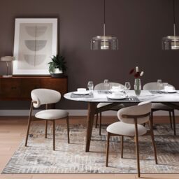 Kukoon 240cm x 330cm Extra Large Area Rugs Beige Cream Grey Living Room Carpet Floor Covering in Taupe - Size: 240 cm x 330 cm - thumbnail 4