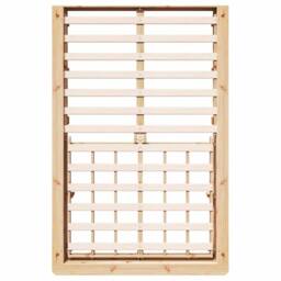 Berkfield Home Lift-Up Storage Bed Frame, 140 x 200 cm in Solid Pine in Beige - thumbnail 8