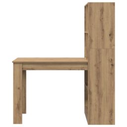 Berkfield Home with Shelf with Storage Artisan oak 122 x 67 x 145 cm in Brown - thumbnail 4