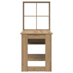 Berkfield Home with Shelf with Storage Artisan oak 122 x 67 x 145 cm in Brown - thumbnail 5
