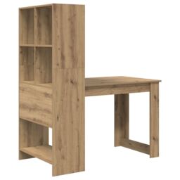 Berkfield Home with Shelf with Storage Artisan oak 122 x 67 x 145 cm in Brown - thumbnail 6