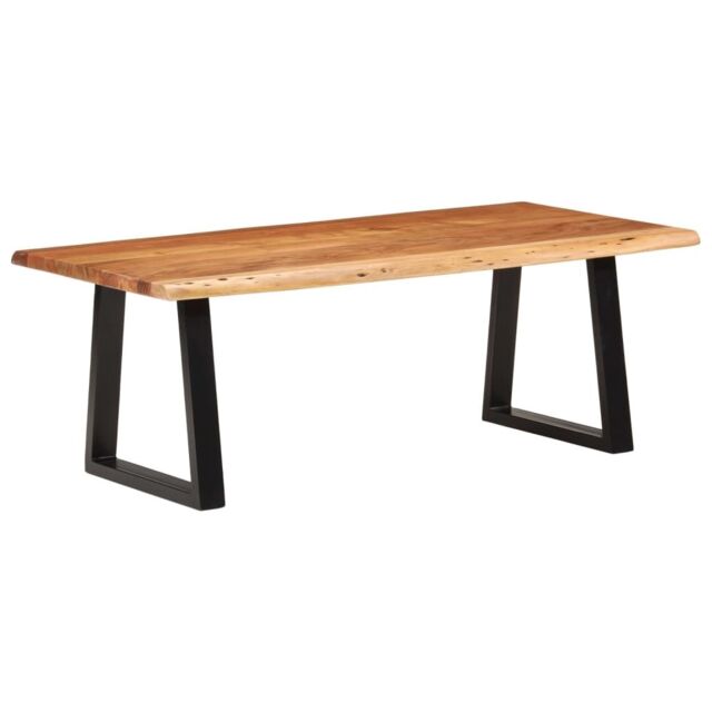 Berkfield Home Coffee Table 110x55x40 cm Solid Wood Acacia in Brown - Size: 110 x 55 x 40 cm - image 1