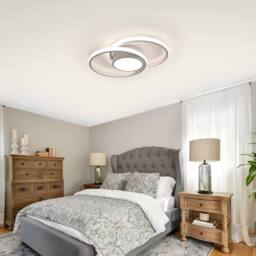 Goeco LED Ceiling Light, 42W, Modern, Round Lamp for Bedrooms, 40 cm, 4500 K in White - thumbnail 8