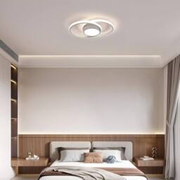 Goeco LED Ceiling Light, 42W, Modern, Round Lamp for Bedrooms, 40 cm, 4500 K in White - thumbnail 2
