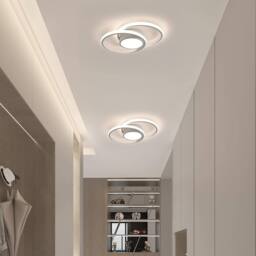 Goeco LED Ceiling Light, 42W, Modern, Round Lamp for Bedrooms, 40 cm, 4500 K in White - thumbnail 4