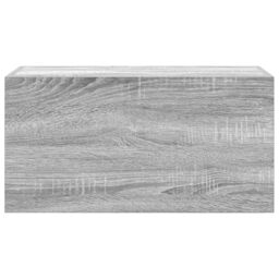 Berkfield Home Bathroom Wall Cabinet Grey Sonoma 60x25x30 cm Engineered Wood - Size: 60 x 25 x 30 cm - thumbnail 6