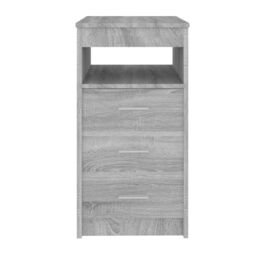 Berkfield Home Drawer Cabinet Grey Sonoma 40x50x76 cm Engineered Wood - Size: 40 x 50 x 76 cm - thumbnail 5