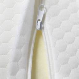 Lavio Ergonomic Neck Pillow Memory Foam Breathable Washable Cover in White - thumbnail 6