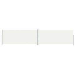 Berkfield Home Retractable Side Awning Cream 220x1000 cm in Off-White - thumbnail 3
