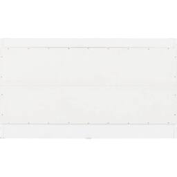 FORGEVIO White Fabric Steel Shoe Bench Modern Hallway Space Saving Storage - thumbnail 4