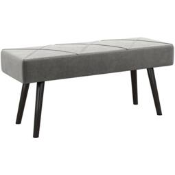STILVORA Bench with Steel Legs Grey - thumbnail 5