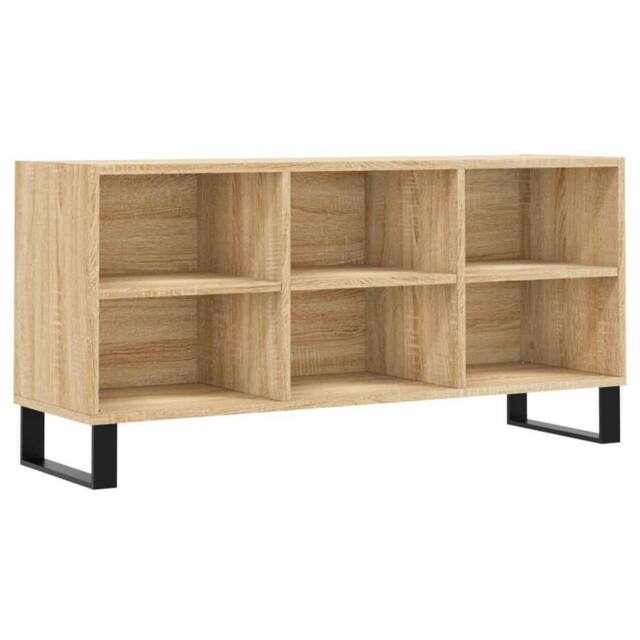 Berkfield Home TV Cabinet Sonoma Oak 103.5x30x50 cm Engineered Wood in Brown - image 1