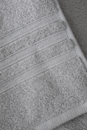 Catherine Lansfield 'Zero Twist' Bath Towel in Silver - thumbnail 2