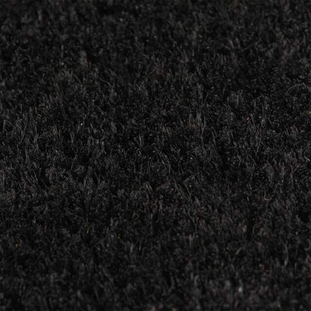 Berkfield Home Door Mat Black 40x60 cm Tufted Coir - image 1