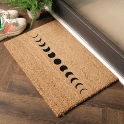 Artsy Mats Celestial Moon/Lunar Phases Doormat in Black - Size: 40 cm x 60 cm - thumbnail 3