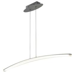 Netlighting Hemisferic Pendant 28W LED 110cm Bar 1800lm Aluminium Frosted Acrylic in Grey - thumbnail 5