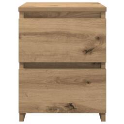 Berkfield Home Timeless Bedside Cabinets¬†2 pcs Aritisan Oak 30x30x40 cm Enginee in Brown - Size: 30 x 30 x 40 cm - thumbnail 6