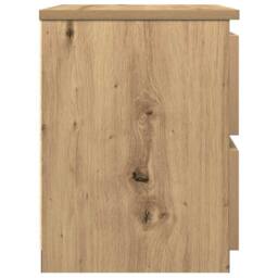Berkfield Home Timeless Bedside Cabinets¬†2 pcs Aritisan Oak 30x30x40 cm Enginee in Brown - Size: 30 x 30 x 40 cm - thumbnail 7