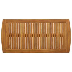 Berkfield Home Coffee Table 102x50x43 cm Solid Acacia Wood in Brown - Size: 102 x 50 x 43 cm - thumbnail 4