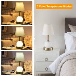 Garwarm 32cm LED Table Lamp with Bulb Included in White - thumbnail 8