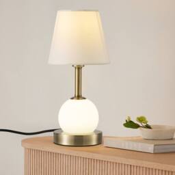 Garwarm 32cm LED Table Lamp with Bulb Included in White - thumbnail 1