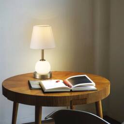 Garwarm 32cm LED Table Lamp with Bulb Included in White - thumbnail 4