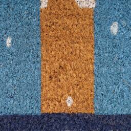 Kukoon Front Door Mat Christmas Décor Natural Coir Rug Let it Snow in Beige - Size: 45 cm x 70 cm - thumbnail 5