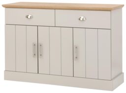GFW Kendal Large Sideboard in Grey - thumbnail 2