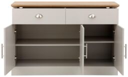 GFW Kendal Large Sideboard in Grey - thumbnail 5