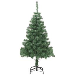 Berkfield Home Artificial Christmas Tree with Steel Stand 210 cm 910 Branches in Green