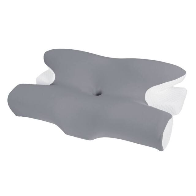 Lavio Ergonomic Horn Pillow Neck Shoulder Pain Relief Side Sleeper Support in Grey - image 1