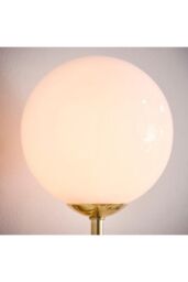 Netlighting Otto Wall Satin Brushed Gold Effect Plate & Gloss Opal Glass 1 Light Dimmable IP20 G9 - thumbnail 4