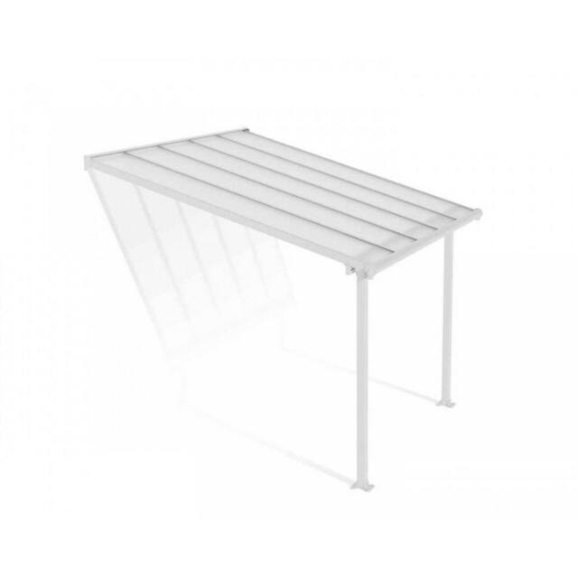 Palram Patio Cover Olympia 3 x 3.05 Clear - L307 x W300 x H305 cm - White - image 1